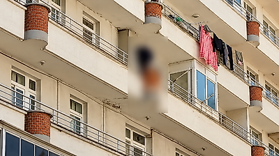 Samsun'da 4. Kattan Düşen Kadının Durumu Ağır