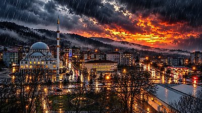 Samsun'da Yeni Haftaya Yağmurla Başlangıç: İlçe İlçe