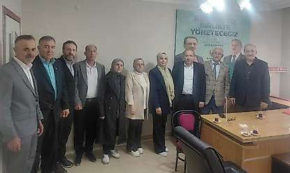 AK Parti'den BBP'ye Ziyaret! Salıpazarı'nda Siyasi Buluşma