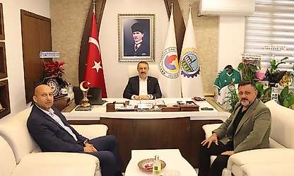 Salıpazarı'nın İki Başkanından Ayhan Sonkaya'ya Ziyaret