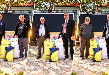 Samsun'da 1.757 çiftçiye tohum ve gübre desteği sağlandı