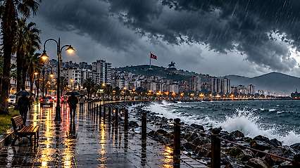 23 Eylül Samsun Hava Durumu: Yağışlar Yer Yer Kuvvetli Olacak