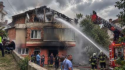 Ayvacık'ta Ev Yangını Can Aldı: 50 Yaşındaki Kadın Hayatını Kaybetti