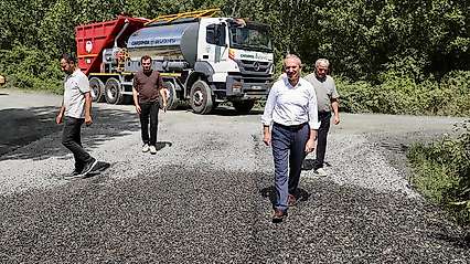 Çarşamba Belediyesi Yol Çalışmalarını Hızlandırdı