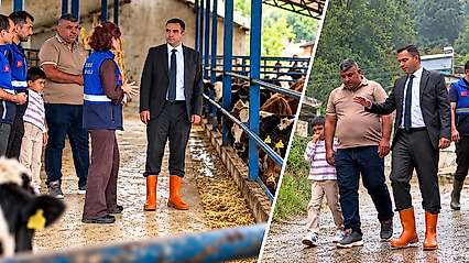 Kaymakam Çizmeleri Giydi, Üretimi Yerinde İnceledi