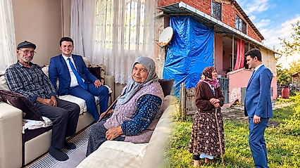 Kaymakam İbrahim Cesur Yaşlıların Hayır Duasını Aldı