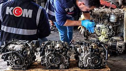 KOM ekipleri Tekkeköy'de iz sürdü: 3 motora el konuldu