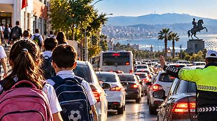 Okullar açılıyor: Samsun'da bu saatlerde trafiğe dikkat