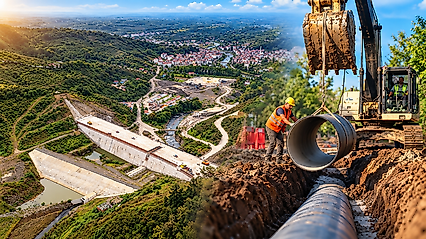 Salıpazarı ve Terme'de su altyapısı için büyük çalışma
