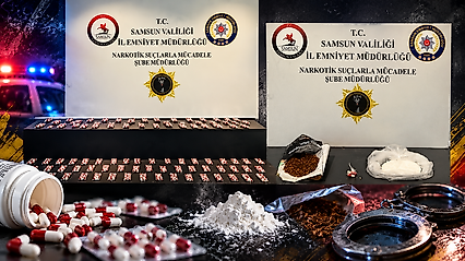 Samsun'da Uyuşturucu Operasyonu: 4 Firari Hükümlü Yakalandı