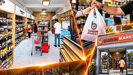 Üreticiyle Tüketiciyi Buluşturan Samsun Market Yeni Yerinde