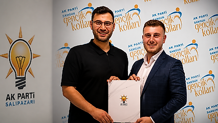 Salıpazarı AK Parti'de Gençlik Kolları Başkanı Değişti