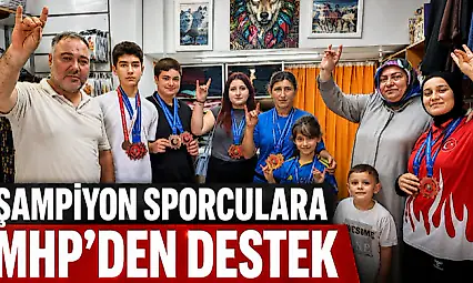 Şampiyon Sporculara MHP'den Destek