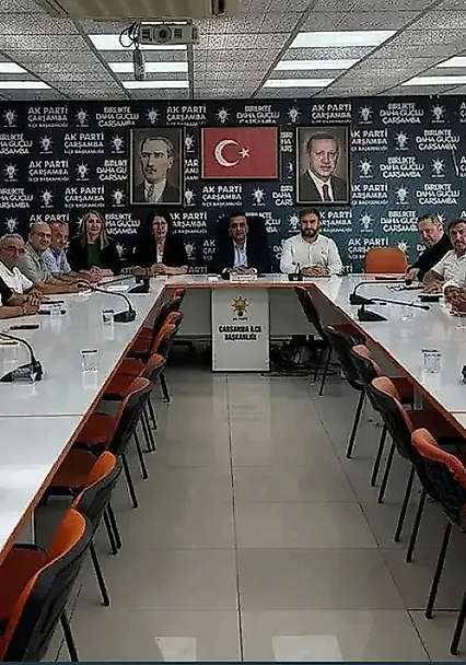 AK Parti Çarşamba'da Meclis Görev Dağılımı Yenilendi