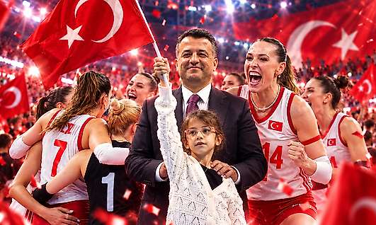 Samsun'da Dev Ekran Önünde Şampiyonluk Coşkusu