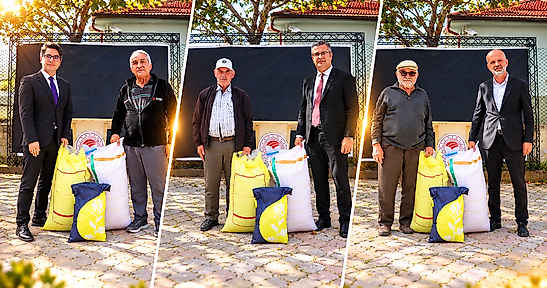 Samsun'da 1.757 çiftçiye tohum ve gübre desteği sağlandı