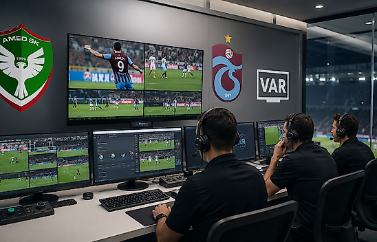 Amed SF-Trabzonspor maçının VAR ve AVAR hakemleri açıklandı
