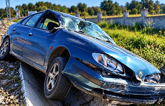 Ayvacık Yolunda Kaza: Sürücü Hastaneye Kaldırıldı