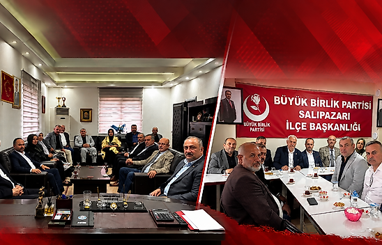 BBP Heyeti Salıpazarı'nda Karaca ve Teşkilatla Buluştu