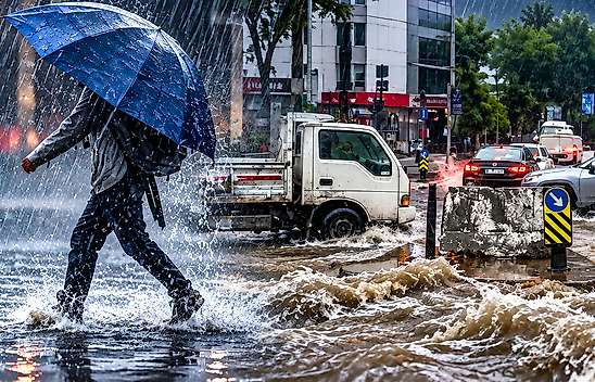 Meteoroloji Uyardı! Samsun'da Sel ve Su Baskını Riski