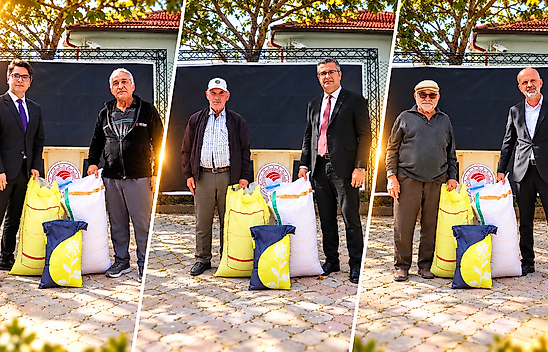 Samsun'da 1.757 çiftçiye tohum ve gübre desteği sağlandı