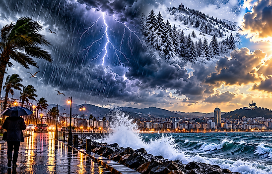 Samsun'da 20 Ekim hava durumu: 17 ilçede yağmur var mı?