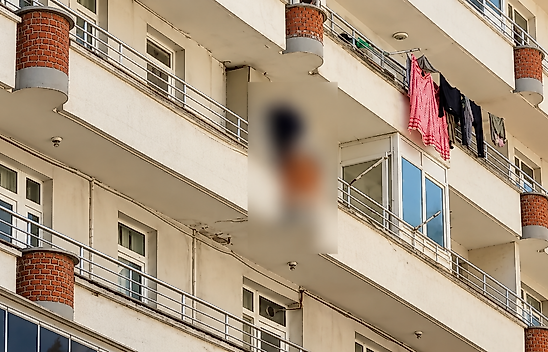 Samsun'da 4. Kattan Düşen Kadının Durumu Ağır