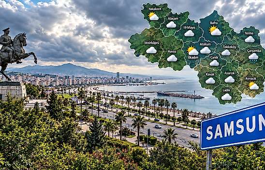Samsun'da Bugün Hava Nasıl? İlçe İlçe Tahmin Açıklandı