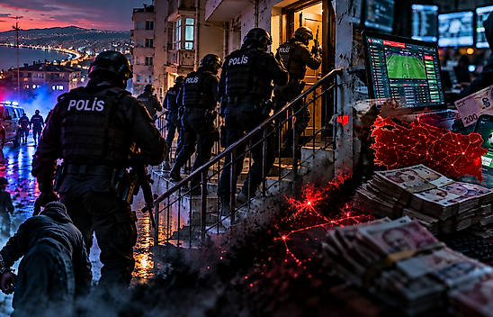 Samsun Dahil 33 İlde Eş Zamanlı Baskın! Hedef Yasa Dışı Bahis