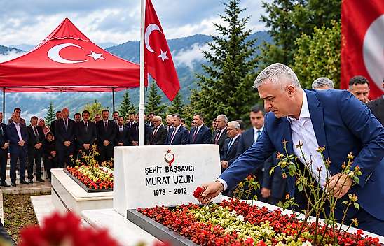 Şehit Savcı Murat Uzun Samsun'da Kabri Başında Anıldı