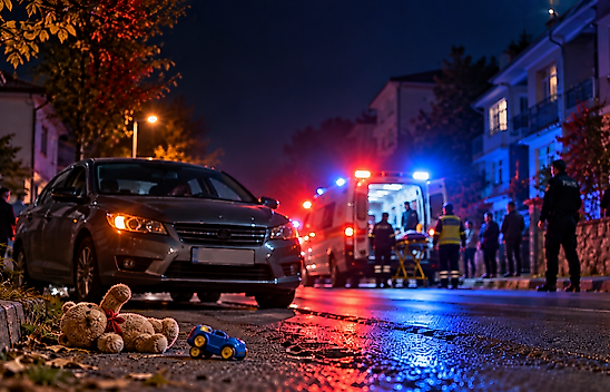 Terme'de Küçük Yağız'ın Acı Sonu! Dedesi Aracı Kullanıyordu