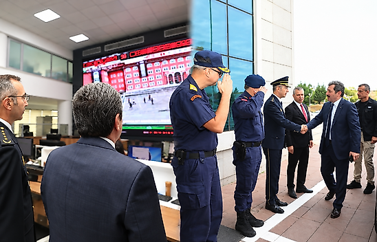Vali Tavlı ve Emniyet Müdürü Aydın'dan Güvenlik Görüşmesi