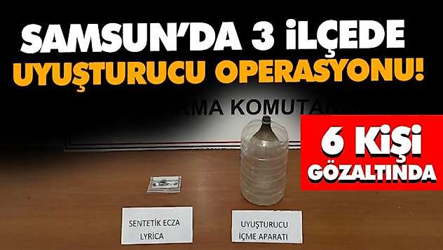 3 İlçede Uyuşturucu Operasyonu!