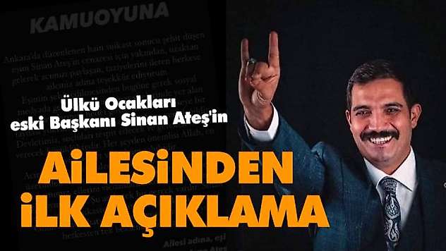 Ailesinden İlk Açıklama