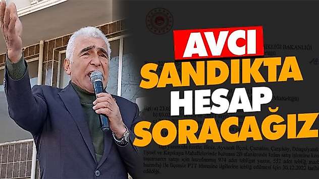 Avcı, Sandıkta Hesap Soracağız