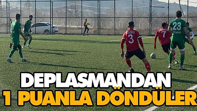 Deplasmandan 1 Puanla Döndüler