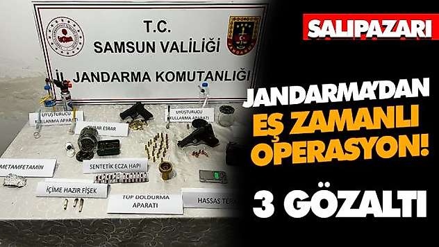 Jandarma'dan Eş Zamanlı Operasyon!