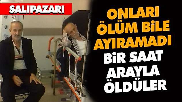 Onları Ölüm Bile Ayıramadı Bir Saat Arayla Öldüler