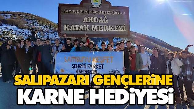 Salıpazarı Gençlerine Karne Hediyesi