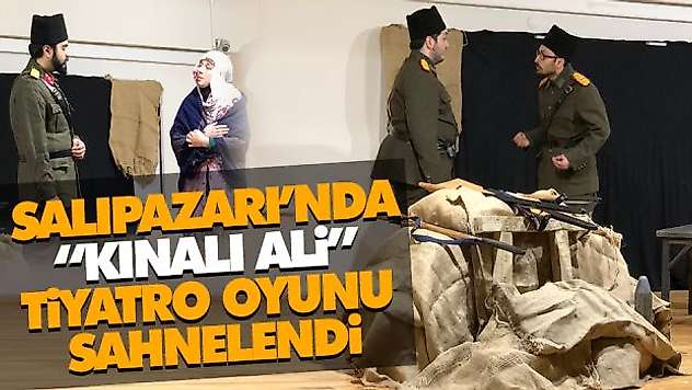 Salıpazarı'nda 'Kınalı Ali' Tiyatro Oyunu Sahnelendi
