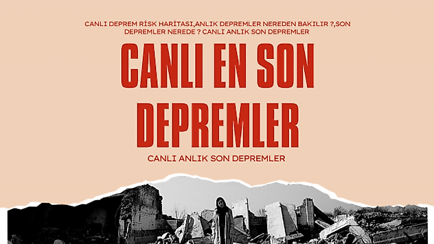 CANLI DEPREM RİSK HARİTASI,ANLIK DEPREMLER NEREDEN BAKILIR ?,SON DEPREMLER NEREDE ? CANLI ANLIK SON DEPREMLER