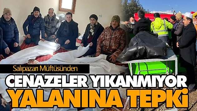 Cenazeler Yıkanmıyor Yalanına Tepki
