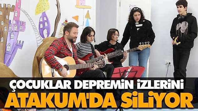 Çocuklar Depremin İzlerini Atakum'da Siliyor