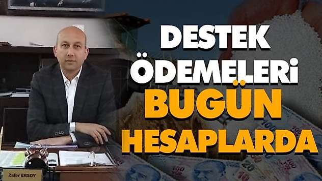 Destek Ödemeleri Bugün Hesaplarda