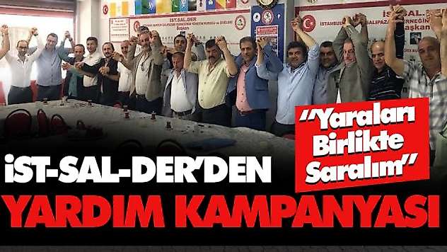 İST-SAL-DER'DEN Yardım Kampanyası