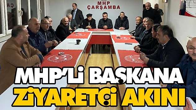 MHP'li Başkana Ziyaretçi Akını