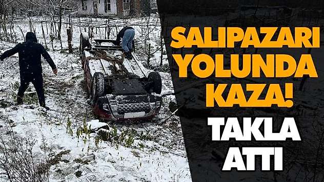 Salıpazarı Yolunda Kaza!