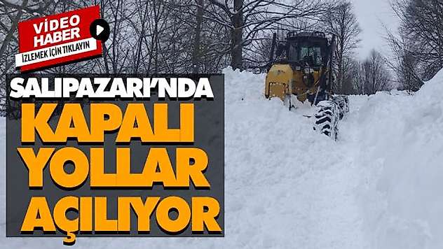 Salıpazarı'nda Kapalı Yollar Açılıyor