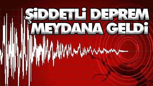 Şiddetli Deprem Meydana Geldi