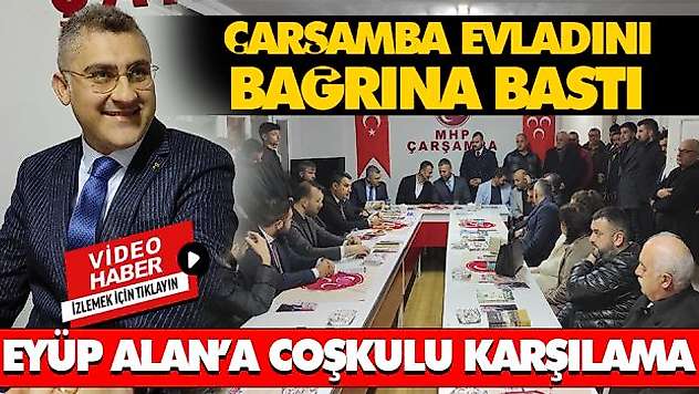 Çarşamba Evladını Bağrına Bastı